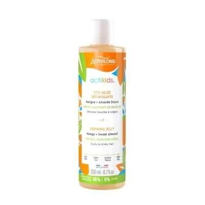 Afbeelding van ACTIVILONG Tite Actikids definiërende gelei krullend haar vanaf 3 jaar zoete amandel en mango 98% natuurlijke ingrediënten veganistisch hypoallergeen gemaakt in Frankrijk 260 ml