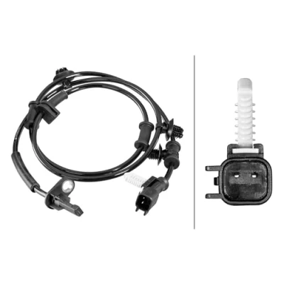 Afbeelding van HELLA 6PU 358 218 541 ABS Sensor met bevestigingsklemmen aan de kabel Geluidsensor 2 1210