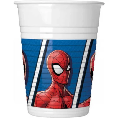 Afbeelding van Spiderman beker Team 200ml 8 stuks