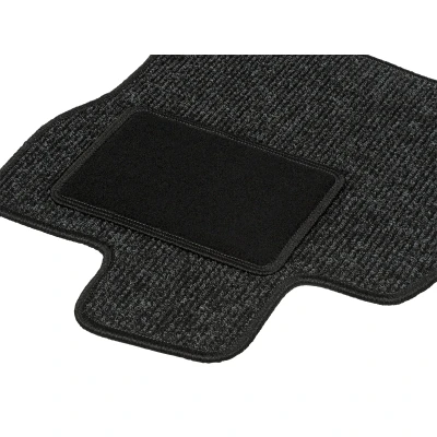 Afbeelding van Donkergrijze velours automatten VW Polo 2009