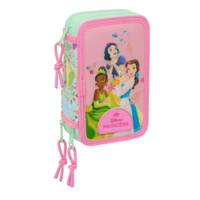 Image de SAFTA Trousse triple, 37 pcs Disney Princesses &quot;Bloom&quot;