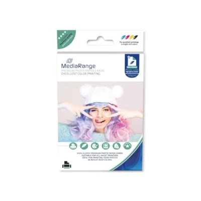 Afbeelding van MediaRange Fotopapier Glans 10x15 220 gr/m² 50 vellen (Origineel)