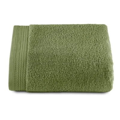 Image de RIZO Top Towel Lot de 1 grande serviette douche 100% coton peigné 600 g/m² Dimensions 100 x 150 cm Feuille