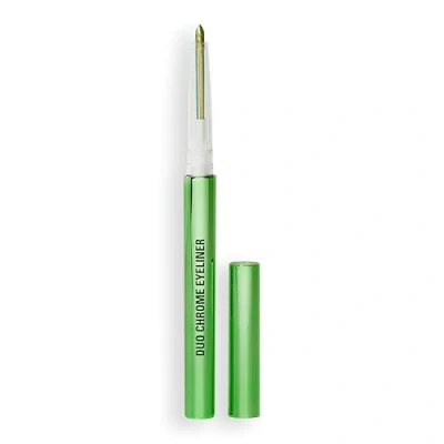 Afbeelding van Makeup Revolution Metallic Duochrome Eyeliner Eyeliner, Maat: 0.2 g, Shifted sparkle