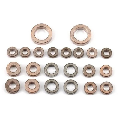 Afbeelding van Bushing set, complete (3x6x2.5mm (8), 5x8x2.5mm (4), 4x8x3mm 8x12x3.5mm (2), 3.5x7x2.5mm (4))