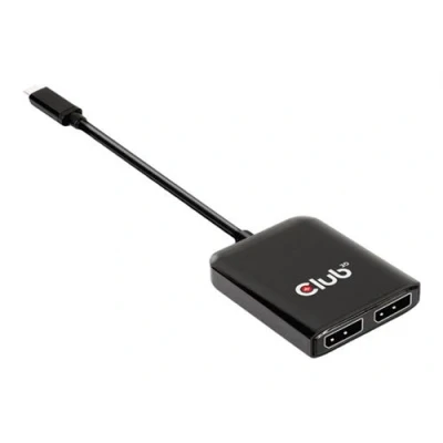 Image de Club 3D Adaptateur vidéo 24 pin USB C mâle pour DisplayPort femelle 20 cm support 4K60Hz