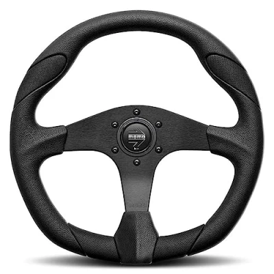 Afbeelding van Race stuurwiel Momo QUARK Zwart Ø 35 cm