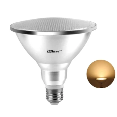 Afbeelding van HiBay E27 PAR38 Led spot, 12 W, 1200 lm, warmwit, 180 graden, reflector, vervangt halogeenlamp, 120 voor binnen, lampen, 1 verpakking