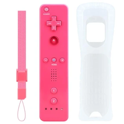 Afbeelding van OSTENT Capteur de Mouvement Bluetooth Télécommande sans Fil pour Nintendo Wii Console, Couleur Rose