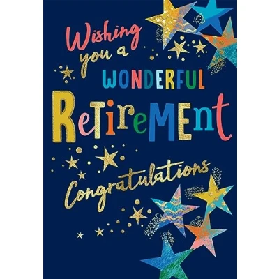 Afbeelding van Avant Garde Studios Wishing you a Wonderful Retirement Card Congratulations 22,9 x 15,2 cm