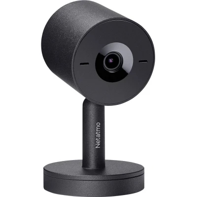 Afbeelding van Netatmo Slimme Beveiligingscamera Binnen 2K Bewakingscamera voor Gezichtsherkenning Bewegingsdetectie Nachtzicht Werkt met Google Home &amp; Apple HomeKit Zwart