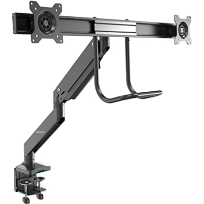 Afbeelding van Screen Table Support Startech ARMSLIMDUAL2USB3 17&quot; 32&quot; Black