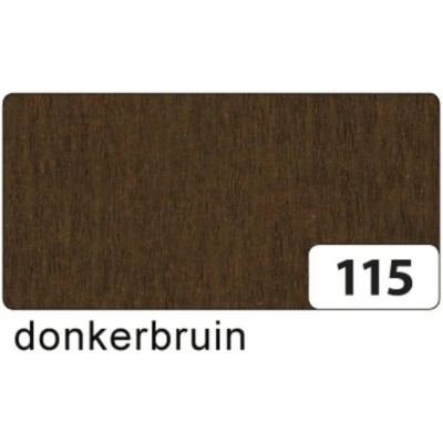 Afbeelding van Folia crêpepapier chocoladebruin