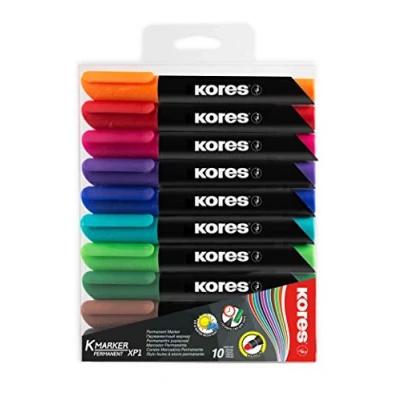 Afbeelding van Permanente markeerstift set van 10 Kores