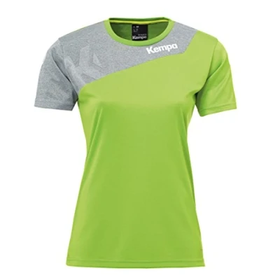 Afbeelding van Kempa Core 2.0 Shirt Hoop Groen Donker Grijs Melange Maat 3XL