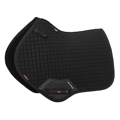 Afbeelding van LeMieux Zadeldekje Prosport Plain Squares CC Zwart L (Full) Agradi.be
