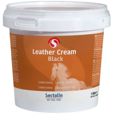 Afbeelding van Sectolin Ledercreme Zwart 1L
