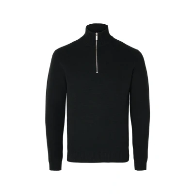 Afbeelding van Selected Homme Slhdane Trui black, Heren, Maat: Small, Black