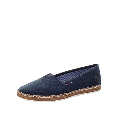 Afbeelding van Rieker Dames pantoffels M2278 14, blauw. 14.