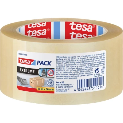 Afbeelding van tesa EXTREME 58644 00000 00 Pakband tesapack Transparant (l x b) 50 m mm 1 stuk(s)