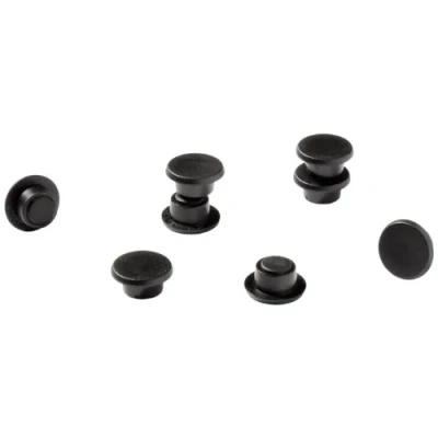 Afbeelding van Durable 470201 magneten, 21 mm, 210 P, zwart, 6 stuks