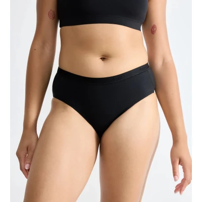 Afbeelding van sloggi GO Casual Midi 2P Dames Onderbroek Zwart Maat L