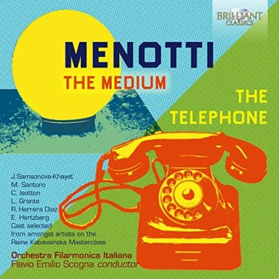 Afbeelding van Orchestra Filarmonica Italiana, Flavio Scogna Menotti: The Medium, Telephone (2 CD)