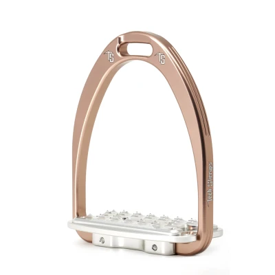 Image de Tech Stirrups Étriers Siena Classic Or Rose