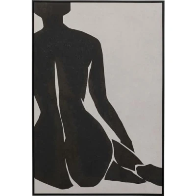 Afbeelding van Schilderij rug vrouw 73x113cm Kare Design