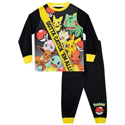 Afbeelding van Pokemon Pyjamaset Jongen, zwart.