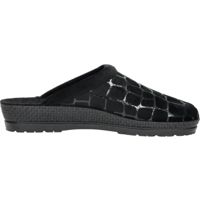 Afbeelding van Rohde Dames Pantoffel Muil 2289 90 Zwart Maat 42