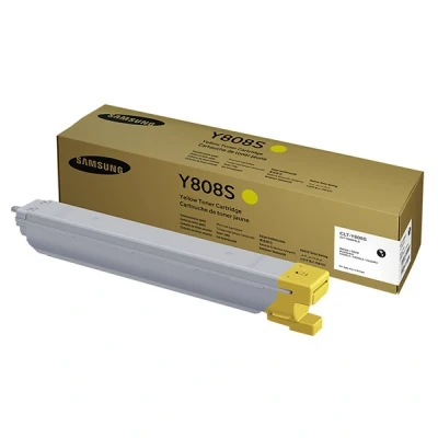 Image de Samsung CLT Y808S Jaune original cartouche de toner (SS735A) pour MultiXpress SL X400LX X401LX X4220RX X4250LX X4300LX Jusqu&#039;à 20000 pages