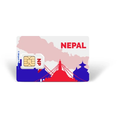 Afbeelding van Simkaart Nepal 3GB Data Prepaid Met Snel 4G/5G Internet En Bellen Op Reis In Azië Airport Telecom