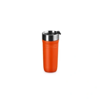 Afbeelding van Le Creuset On The Go Thermosbeker Oranjerood 350 ml
