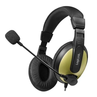 Image de LogiLink Stereo Headset with High Comfort Micro casque circum aural filaire