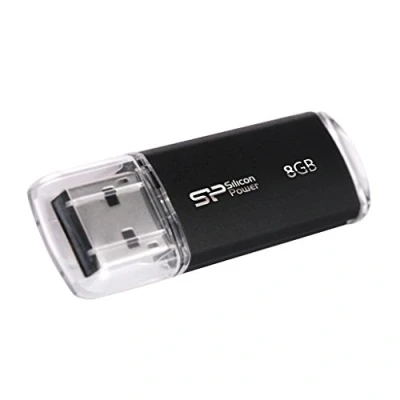 Afbeelding van Silicon Power Ultima II I serie USB stick (8 GB, 2.0), stick, Zwart