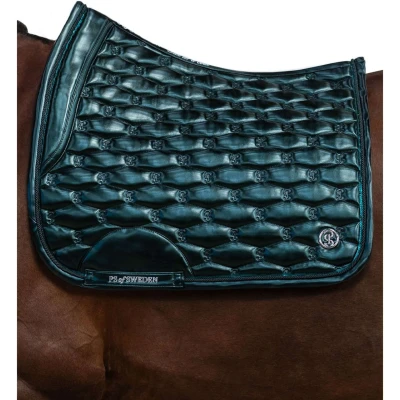 Afbeelding van PS of Sweden Zadeldekje Dazzling Metallic Dressuur Mystic Green