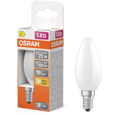 Afbeelding van OSRAM 4099854466700 LED lamp Energielabel D (A G) E14 1.8 W Warmwit (Ø x h) 35.00 mm 1 stuk(s)