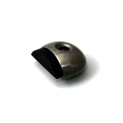 Afbeelding van Dulimex deurstopper v m.zijbuffer 55x18mm rvs