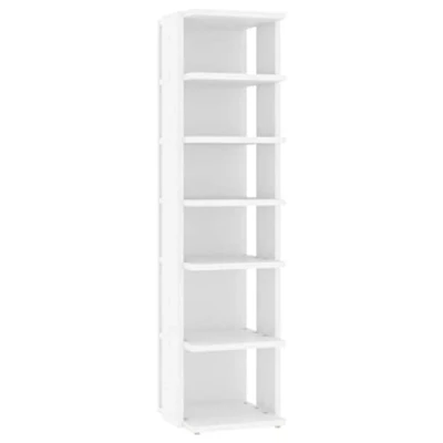 Afbeelding van vidaXL Schoenenkast wit 27,5x27x102 cm bewerkt hout