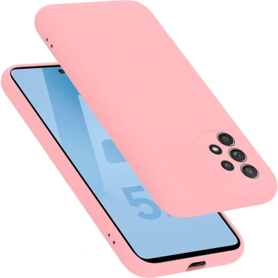 Afbeelding van Cadorabo Hoesje geschikt voor Samsung Galaxy A52 (4G / 5G) A52s in LIQUID ROZE Beschermhoes gemaakt van flexibel TPU silicone Case Cover