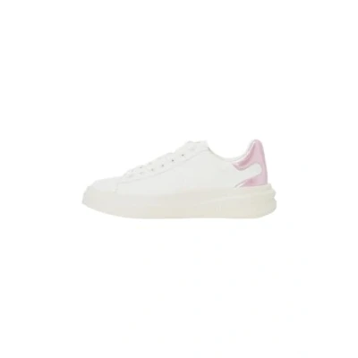 Afbeelding van Guess Elbina Sneakers laag, Dames, Maat: 37, White/pink Hoogwaardig imitatieleer