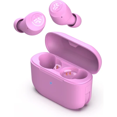 Afbeelding van JLab Go Air POP oortjes draadloos 32 uur Speeltijd EQ Geluidsinstellingen Bluetooth oordopjes Oplaadcase met ingebouwde Oplaadkabel Roze