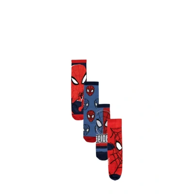 Afbeelding van Spiderman Sokken in Spaarpot 4 Paar Jongens Meisjes