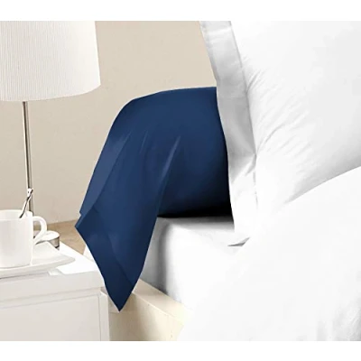 Afbeelding van Hoofdkussen sloop, 85 x 185 cm, 100% katoen, indigo Oosterse blauw, 2 stuks