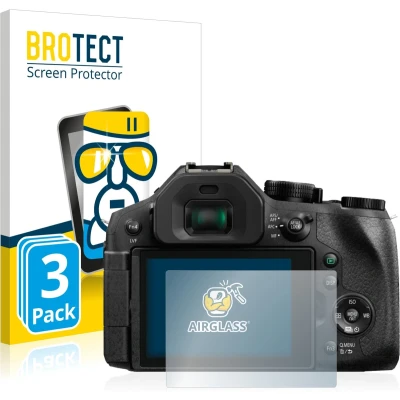 Afbeelding van BROTECT Screenprotector voor Panasonic Lumix DMC FZ300 Folie Beschermfolie Beschermglas transparant (3 Stuks)