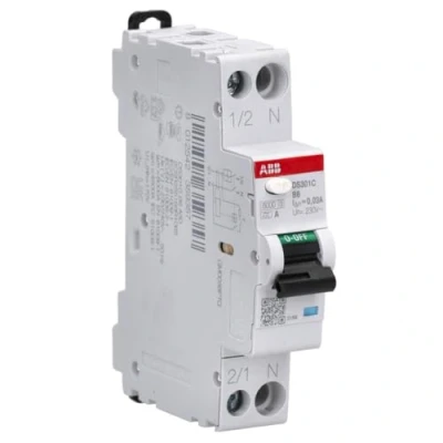 Afbeelding van ABB aardlekautomaat 1 polig+nul 6A 30mA B kar spanningsonafhankelijk (2CSR255163R1065)