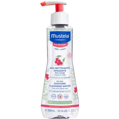Afbeelding van Mustela Bébé Verzachtend Reinigingswater 300ml Lotion 300 ml