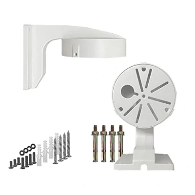 Afbeelding van WiTi Aansluitdooshouder voor beveiligingscamera, kabelmanagementbehuizing compatibel met metalen koepelcamera&#039;s, robuuste poedercoating CCTV IP camera