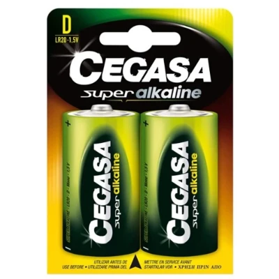 Afbeelding van Cegasa Super Alkaline Battery 1,5v Lr20 2 Units